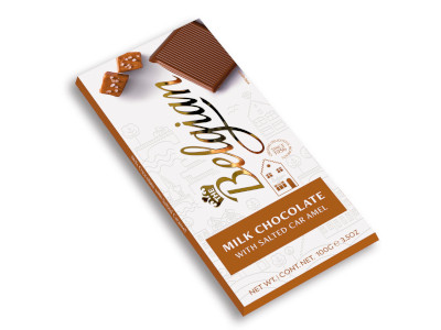 Belgian 100g Milk Salted Caramel
