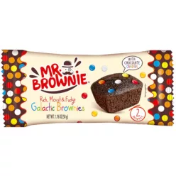Mr.Brownie szelet 50g Tejcsokoládés drazséval