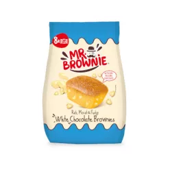 Mr.Brownie 200g Fehér Csoki darabos