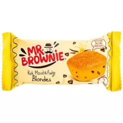   Mr.Brownie szelet 50g Blondies Vaníliás belga csokoládé darabos