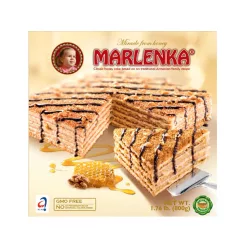 Marlenka 800g torta mézes-Diós