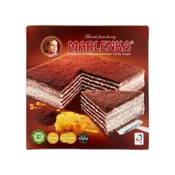 Marlenka 800g torta mézes - Kakaós
