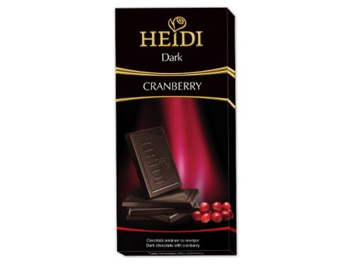 HEIDI 80g Étcsokoládé Vörösáfonya