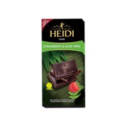 HEIDI 80g Étcsokoládé Eper és Aloe vera