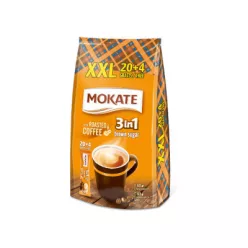 Mokate XXL 3in1  24*17g Barna cukorral