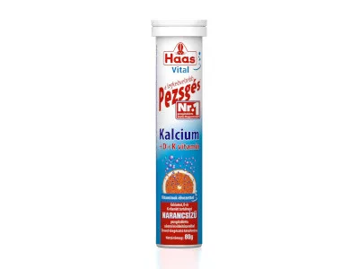 Haas pezsgőtabletta 80g Kalcium