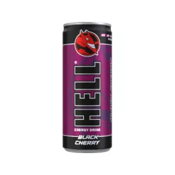 Hell 250ml Black Cherry DRS