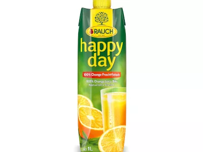 Happy Day 1l Narancs gyümölcshússal 100%