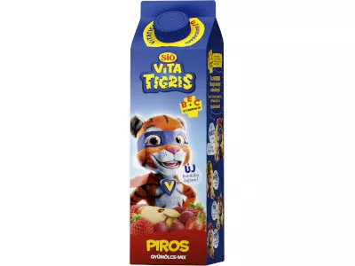 Sió 1l 20% Vitatigris Pirosgyümölcs-mix