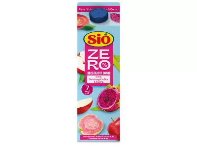 Sió 1l Zero 15% Alma-Sárkánygyümölcs-Guava
