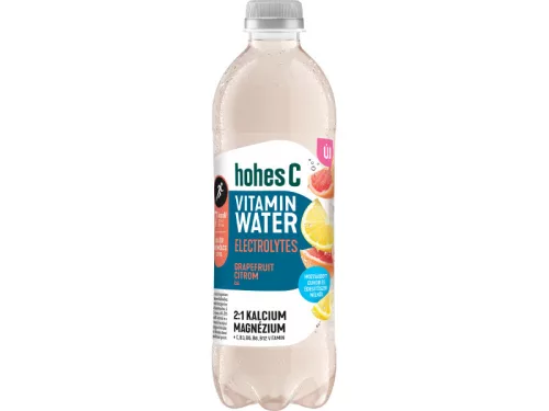 Hohes C 0,5l vitamin víz Electrolytes Grapefruit-Citrom DRS