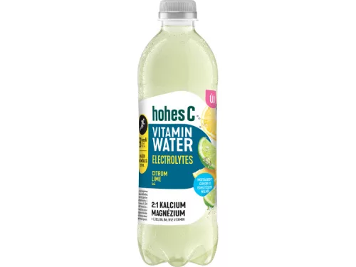 Hohes C 0,5l vitamin víz Electrolytes Citrom-Lime DRS
