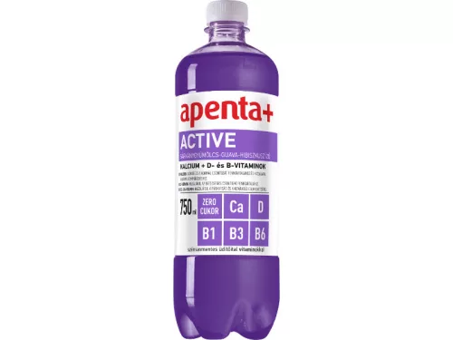Apenta+ 0,75l Active Sárkánygyümölcs-Guava-Hibiscus DRS