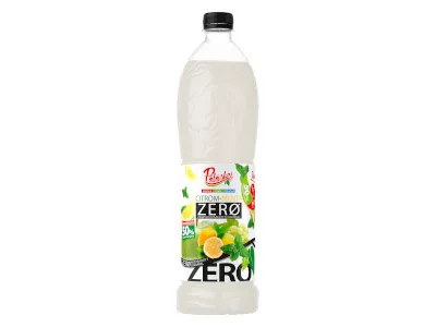 Pölöskei szörp 1l 50% Zero Citrom-Menta DRS
