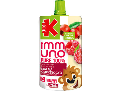 Kubu püré 100% Immuno Málna-Csipkebogyó 100g