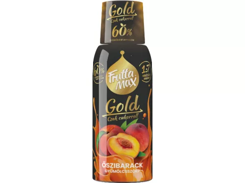 Frutta Max Gold szörp 0,5l Őszibarack DRS