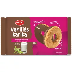 Detki 150g Vaniliás karika Tejbevonóval