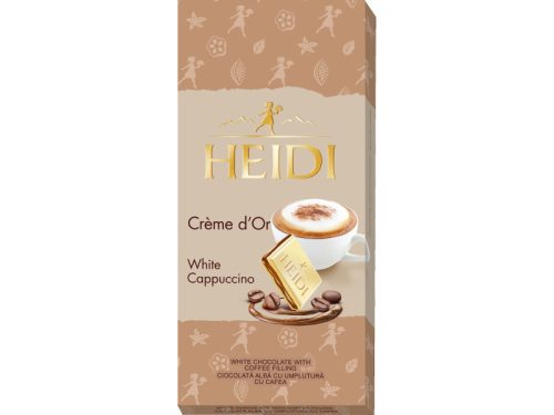 Heidi 90g Creme dOr White Cappuccino - Fehér csokoládé