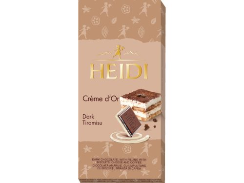 Heidi 90g Creme dOr Dark Tiramisu - Étcsokoládé