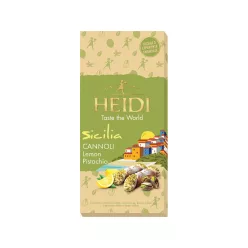   Heidi 80g Sicilia Cannoli - Lemon Pistachio fehér csokoládé