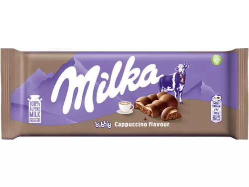 Milka 97g Bubbly Cappucino