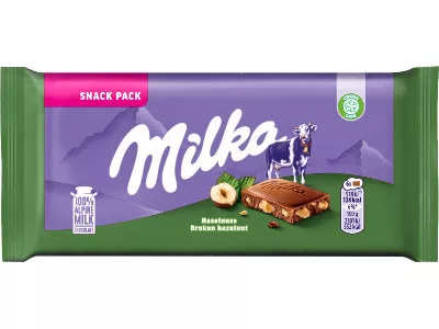 Milka Mini táblás 45g Törtmogyorós