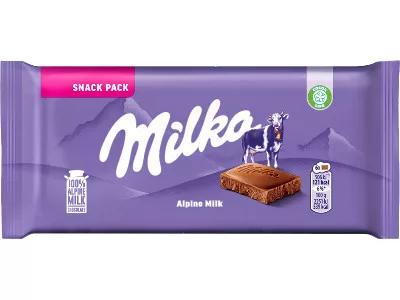 Milka Mini táblás 45g Alpesi tej