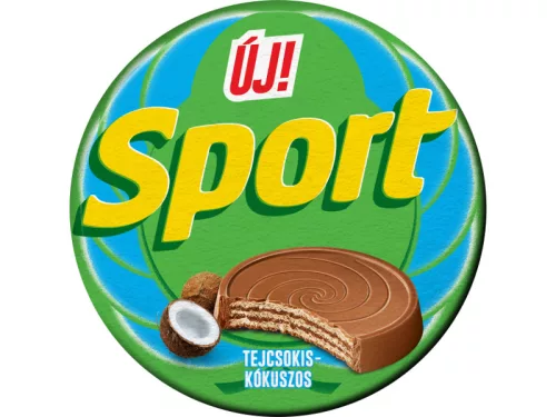 Sport érem 30g Kókuszos-Tejcsokis