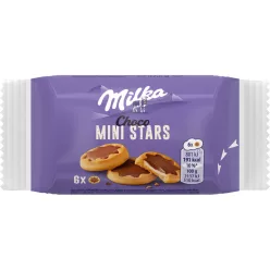 Milka keksz 37,5g Choco Mini Stars