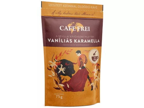 Cafe Frei instant kávé 75g Vaníliás Karamella Sevillai
