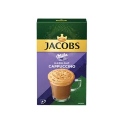 JDE Jacobs Cappuccino Milka Hazelnut 8*16,5g