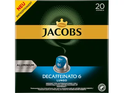 JDE Jacobs NCC 20db kapszula Decaffeinato 6 104g