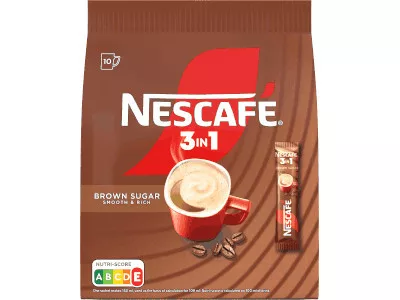 Nescafe 3in1 Barna cukorral 10*16,5g
