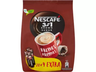 Nescafe 3in1 24*16,5g Barna cukorral