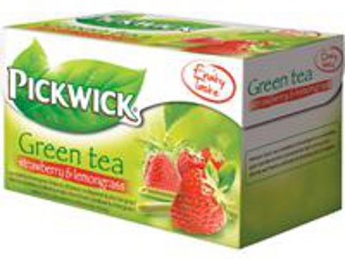 Pickwick Zöld tea Eper-Citromfű  20*1,5g