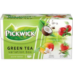   Pickwick Zöld tea Variációk I.Eper-kókusz--mangó-áfonya 20*1,5g