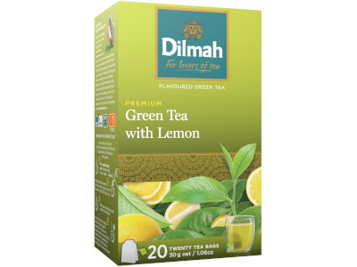 Dilmah Green tea 20*1,5g with Lemon