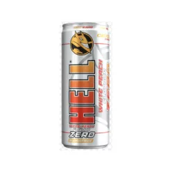 Hell 250ml Zero White Peach DRS