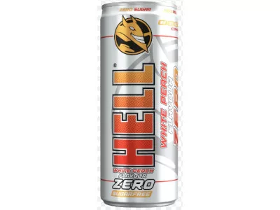 Hell 250ml Zero White Peach DRS