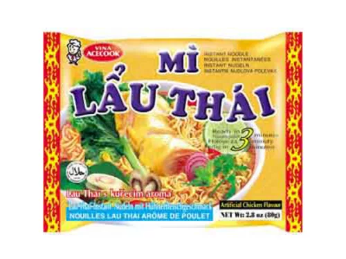 Acecook Mi Lau Thai Csirke 78g instant leves