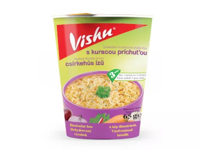 Vishu poharas instant leves 65g Csirke