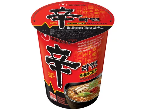 Nongshim Shin Ramyun cup instant tészta 68g 1028 poharas