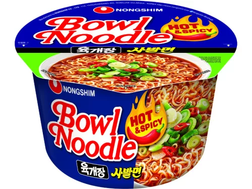 Nongshim Hot&Spicy instant tészta tál 100g 611
