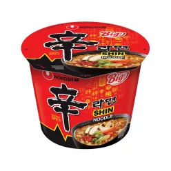   Nongshim Big Shin Ramyun Spicy instant tészta tál 114g  263