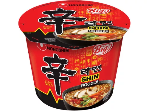 Nongshim Big Shin Ramyun Spicy instant tészta tál 114g  263