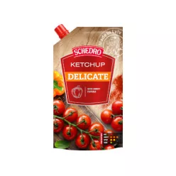 Schedro Ketchup 250g Delicate tasakban