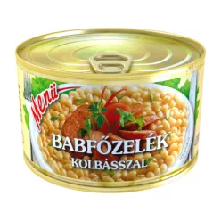 Menü 400g Babfőzelék kolbásszal