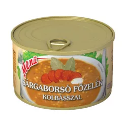 Menü 400g Sárgaborsófőzelék kolbásszal
