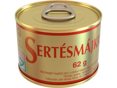 Szegedi Sertésmájkrém 62g Tépőzáras