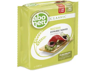 Abonett extrudált kenyér 100g Rozsos